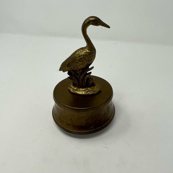 Vintage Price Products Solid Brass Music Box Crane - Picture 4 of 7
